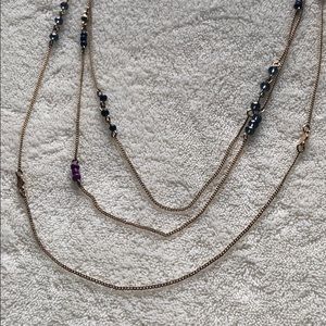 Long beaded necklace